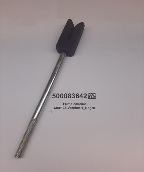 Furca cauciuc M8x135,Version.1_Negru