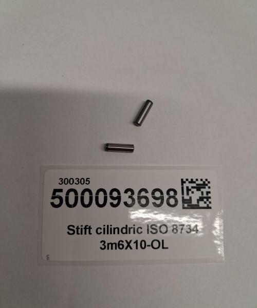 Stift cilindric ISO 8734 3m6X10-OL