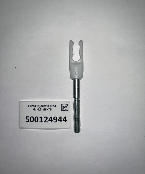 Furca injectata alba Gr.0,5 M8x75