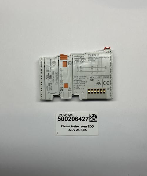 Clema iesire releu 2DO 230V AC2,0A