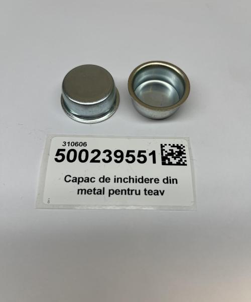 Capac de inchidere din metal pentru teav