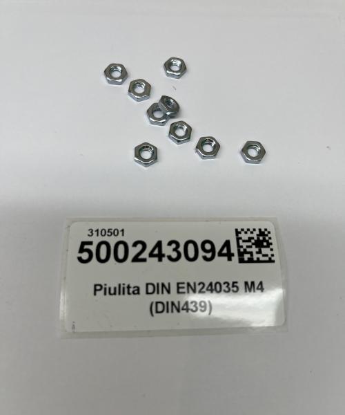 Piulita DIN EN24035 M4 (DIN439)