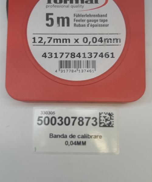 Banda de calibrare 0,04MM