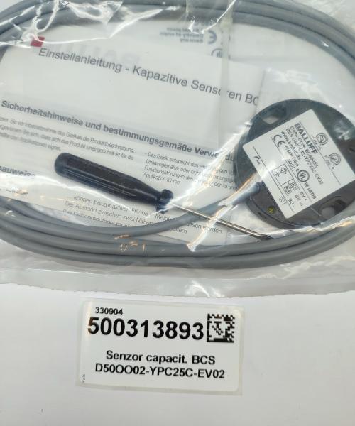 Senzor capacit. BCS D50OO02-YPC25C-EV02