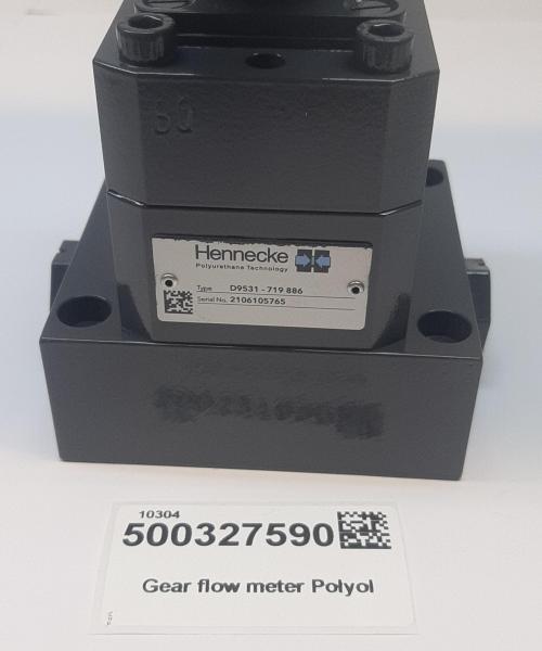Gear flow meter Polyol