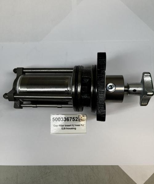 Gap filter insert 0,1mm for 0,6l-housing