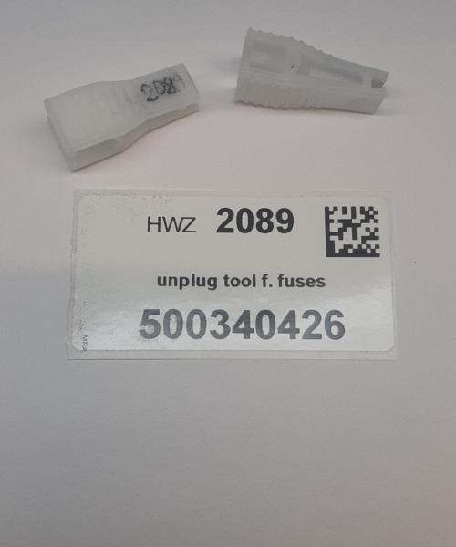 HWZ2089 unplug tool f. fuses