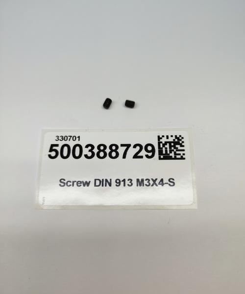 Screw DIN 913 M3X4-S