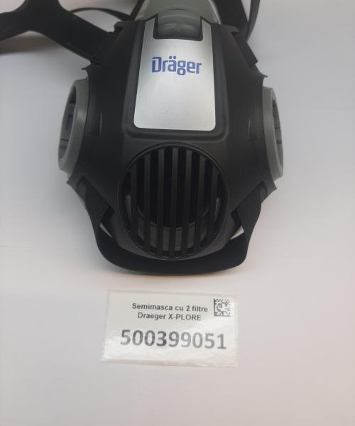 Semimasca cu 2 filtre Draeger X-PLORE
