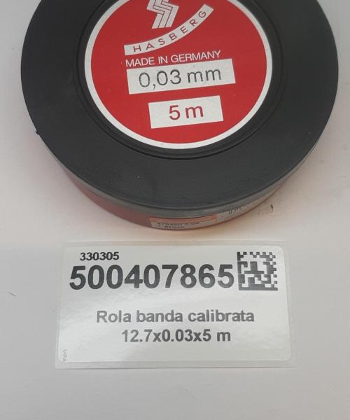 Rola banda calibrata 12.7x0.03x5 m