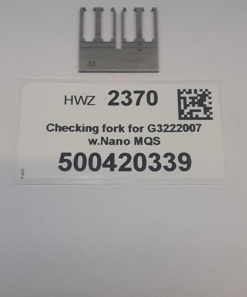 HWZ2370 Checking fork for G3222007 w.Nano MQS