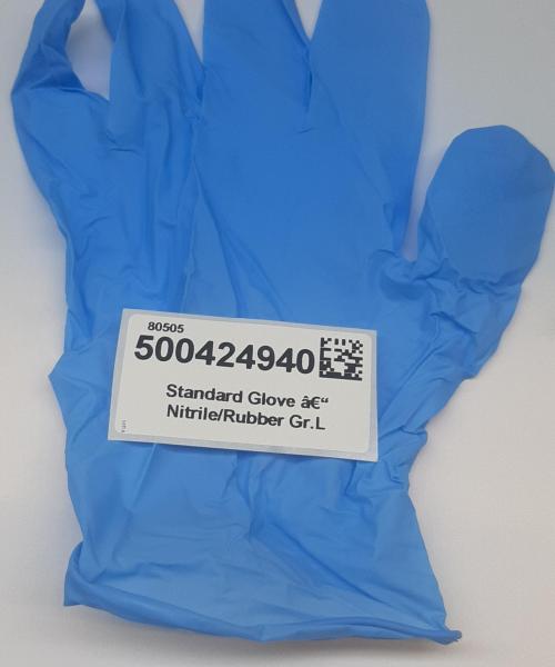 Standard Glove – Nitrile/Rubber Gr.L