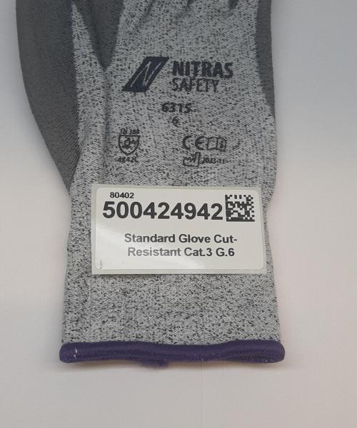 Mănuși de protecție împotriva tăieturii Cat.3 G.6
