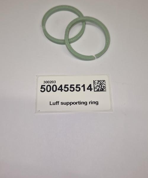 Luff supporting ring
