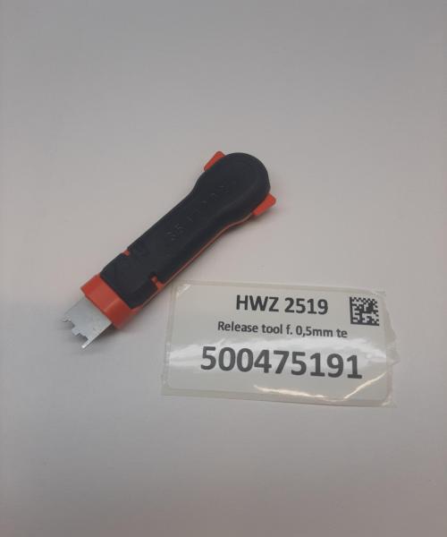 HWZ2519 Release tool f. 0,5mm terminals