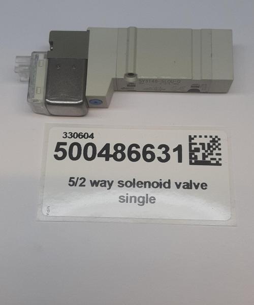5/2 way solenoid valve single