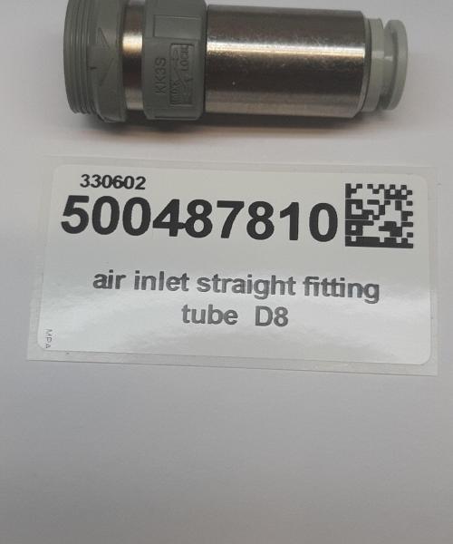 air inlet straight fitting  tube  D8