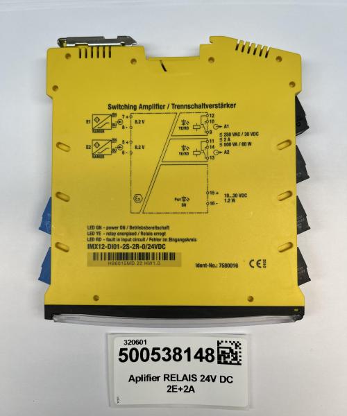 Aplifier RELAIS 24V DC 2E+2A