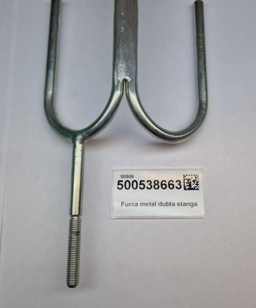 Furca metal dubla stanga