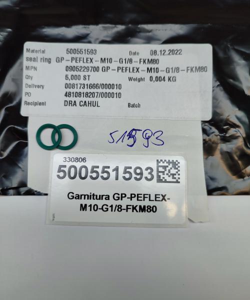 Garnitura GP-PEFLEX-M10-G1/8-FKM80