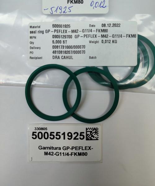 Garnitura GP-PEFLEX-M42-G11/4-FKM80