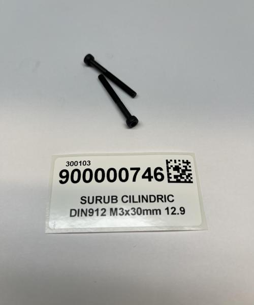 SURUB CILINDRIC DIN912 M3x30mm 12.9
