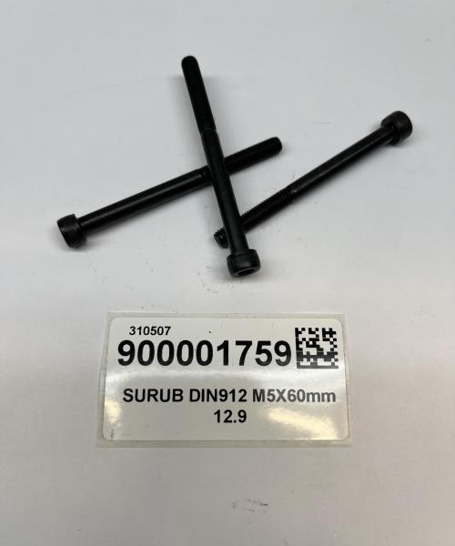 SURUB DIN912 M5X60mm 12.9