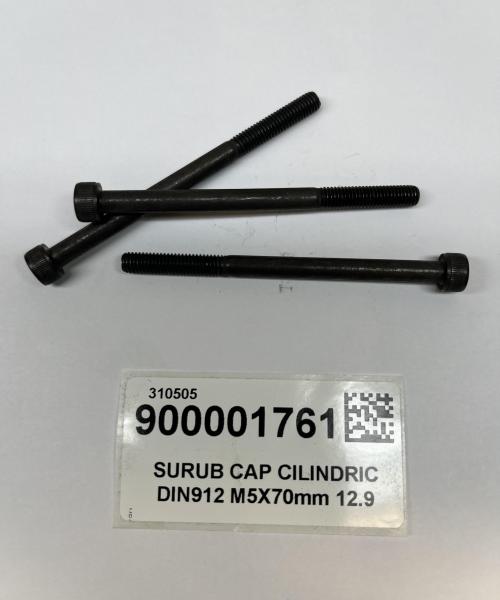 SURUB CAP CILINDRIC DIN912 M5X70mm 12.9
