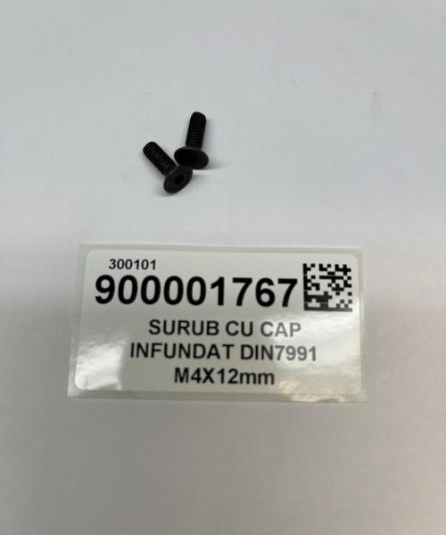 SURUB CU CAP INFUNDAT DIN7991 M4X12mm