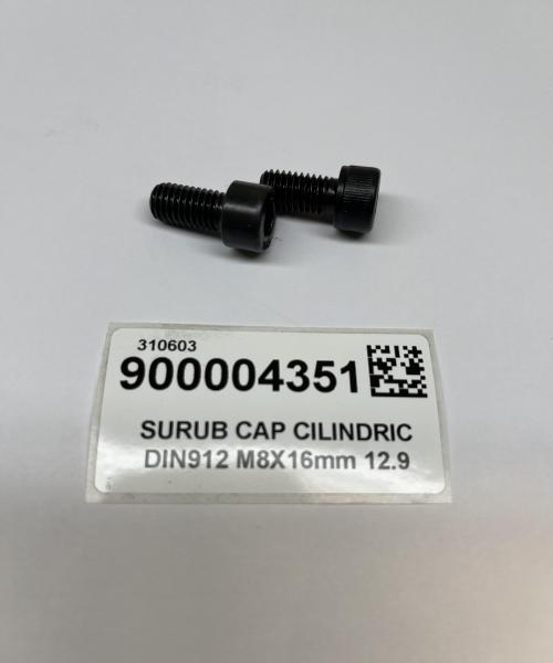 SURUB CAP CILINDRIC DIN912 M8X16mm 12.9