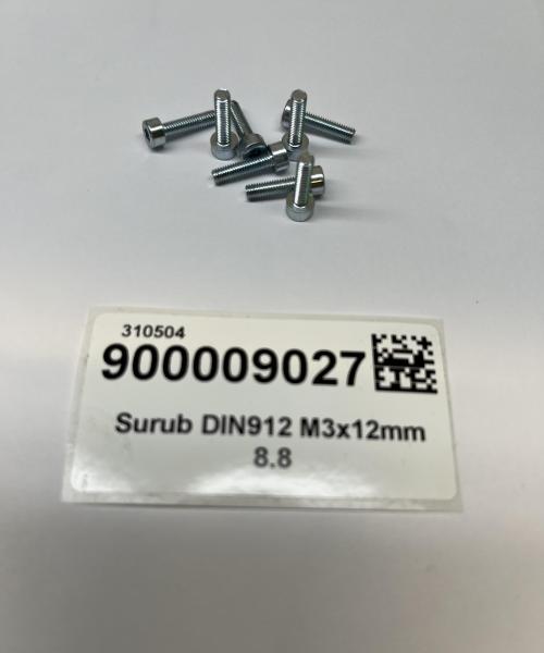 Surub DIN912 M3x12mm 8.8