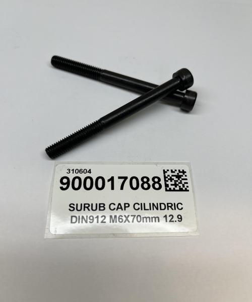 SURUB CAP CILINDRIC DIN912 M6X70mm 12.9