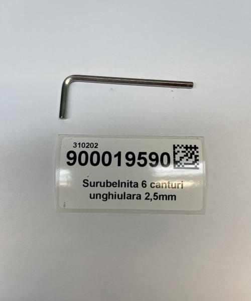 Surubelnita 6 canturi unghiulara 2,5mm