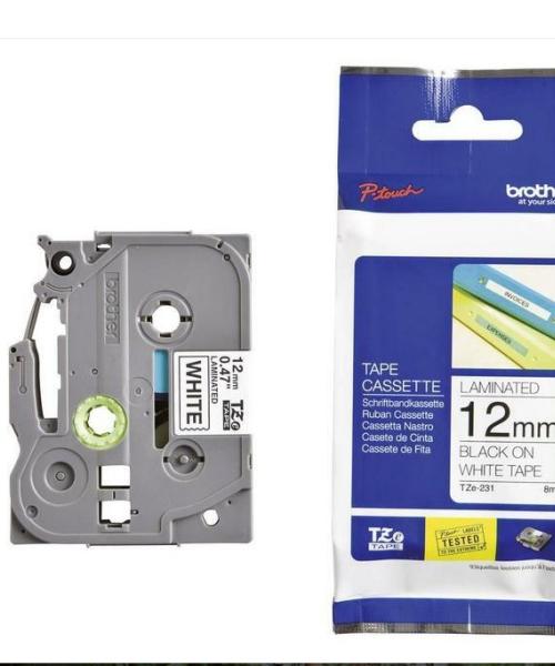 RIBON BROTHER TZ-231 negru/alb
