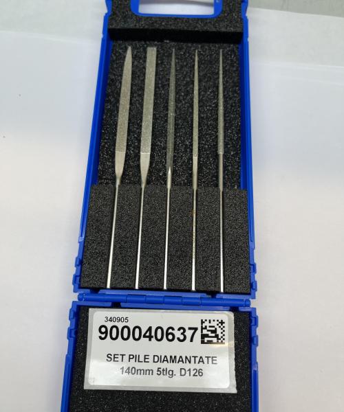 SET PILE DIAMANTATE 140mm 5tlg. D126
