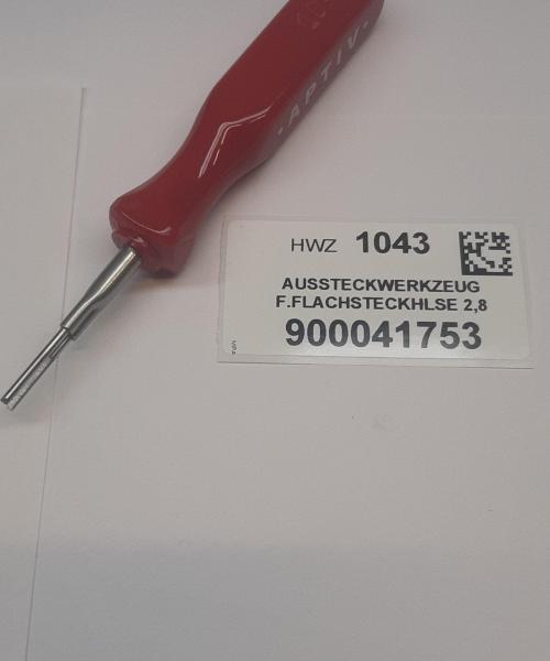 HWZ1043 AUSSTECKWERKZEUG F.FLACHSTECKHÜLSE 2,8