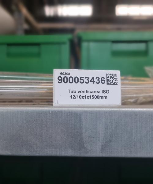 Tub verificarea ISO 12/10x1x1500mm