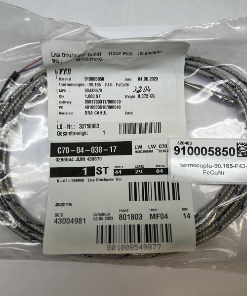 Thermocouple-90.165-F43-FeCuNi